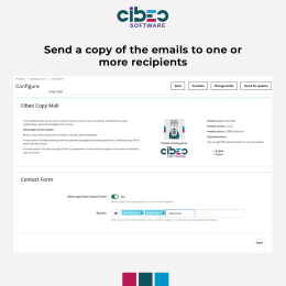 Copy Mail - Module Prestashop - CIBEO Software 2