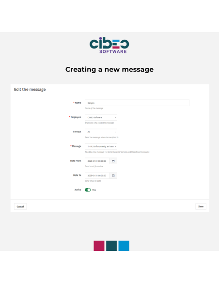 Contact Auto Response - Module Prestashop - CIBEO Software Contact Auto Response - Module Prestashop - CIBEO Software