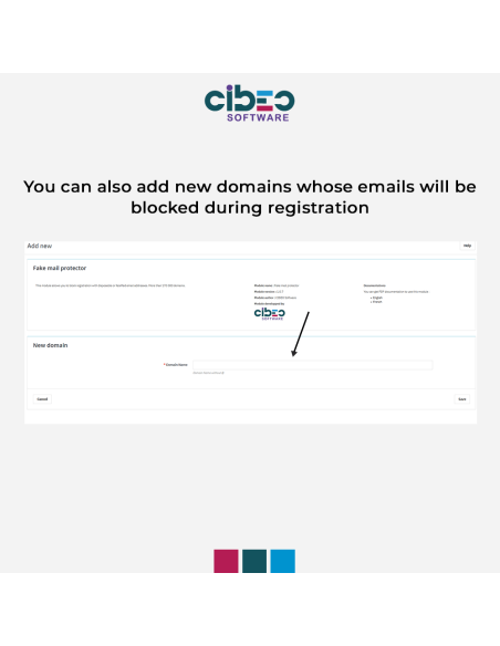 Fake / Jetable Mail Protector - Module Prestashop - CIBEO Software Fake / Jetable Mail Protector - Module Prestashop - CIBEO Software