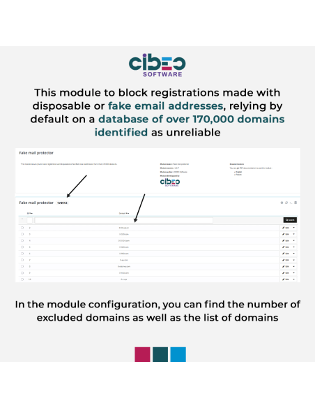 Fake / Jetable Mail Protector - Module Prestashop - CIBEO Software Fake / Jetable Mail Protector - Module Prestashop - CIBEO Software
