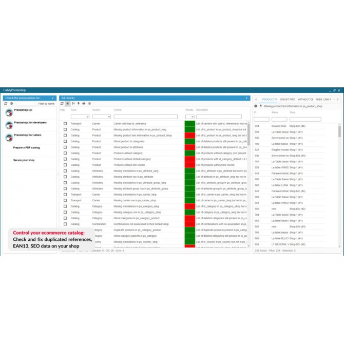 Module Prestashop StoreCommander - CIBEO Software