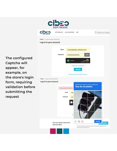 Captcha Ultimate - Module Prestashop - CIBEO Software Captcha Ultimate - Module Prestashop - CIBEO Software