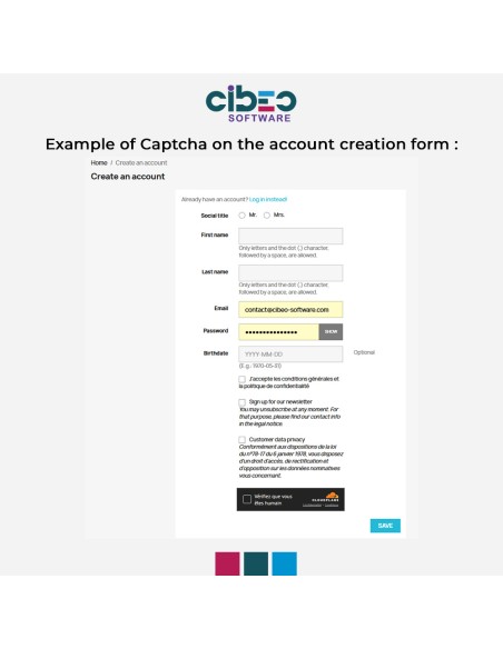 Captcha Ultimate - Module Prestashop - CIBEO Software Captcha Ultimate - Module Prestashop - CIBEO Software
