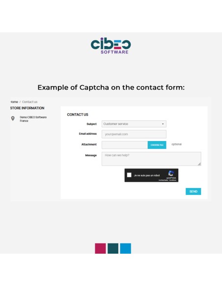 Captcha Ultimate - Module Prestashop - CIBEO Software Captcha Ultimate - Module Prestashop - CIBEO Software