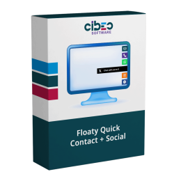 Floaty Quick Contact + Social - Module Prestashop - CIBEO Software