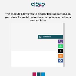 Floaty Quick Contact + Social - Module Prestashop - CIBEO Software 2